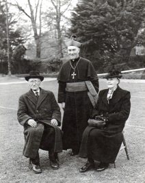 Bishop Winters with his parents